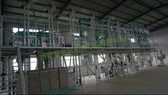 四川省绵阳市客户100吨成套玉米加工设备