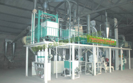 北京客户50吨玉米加工设备